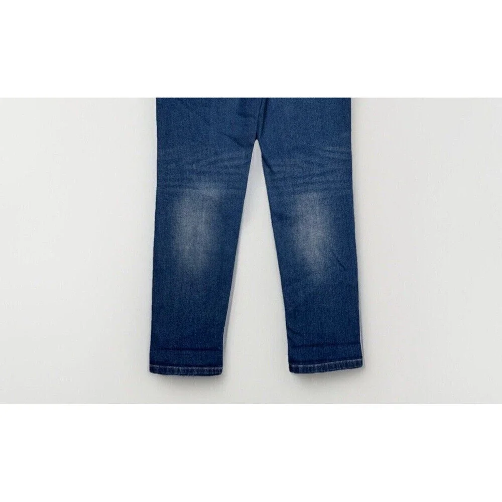 WHBM Jeans Womens 4 Girlfriend Rip Repair Distress Low Waist Measures 31 x 28